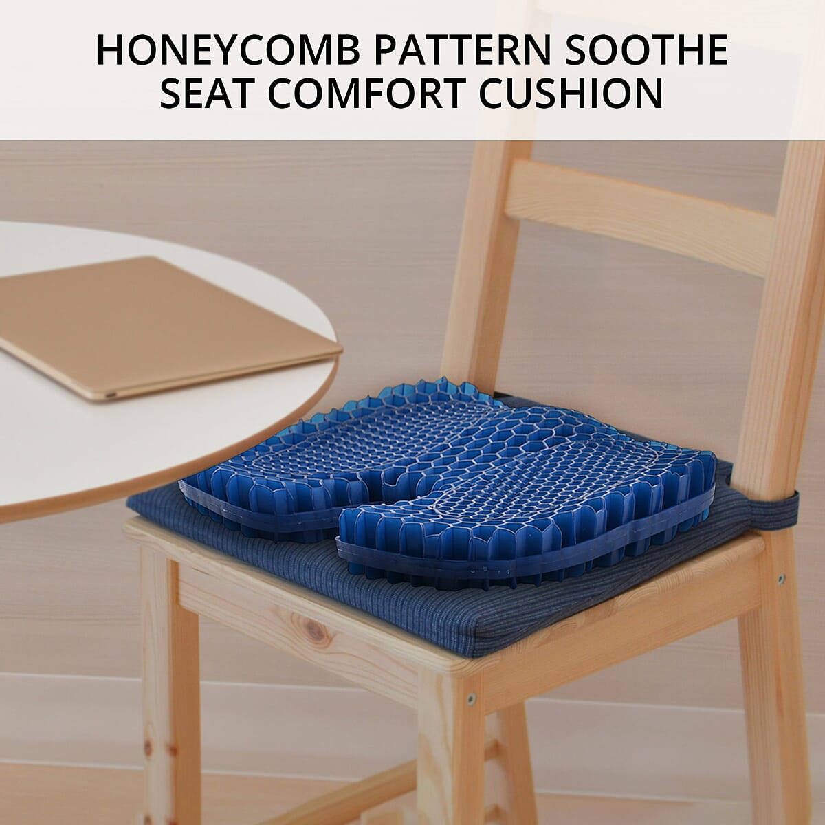 Honeycomb Pattern Soothe Seat Comfort Cushion image number 1