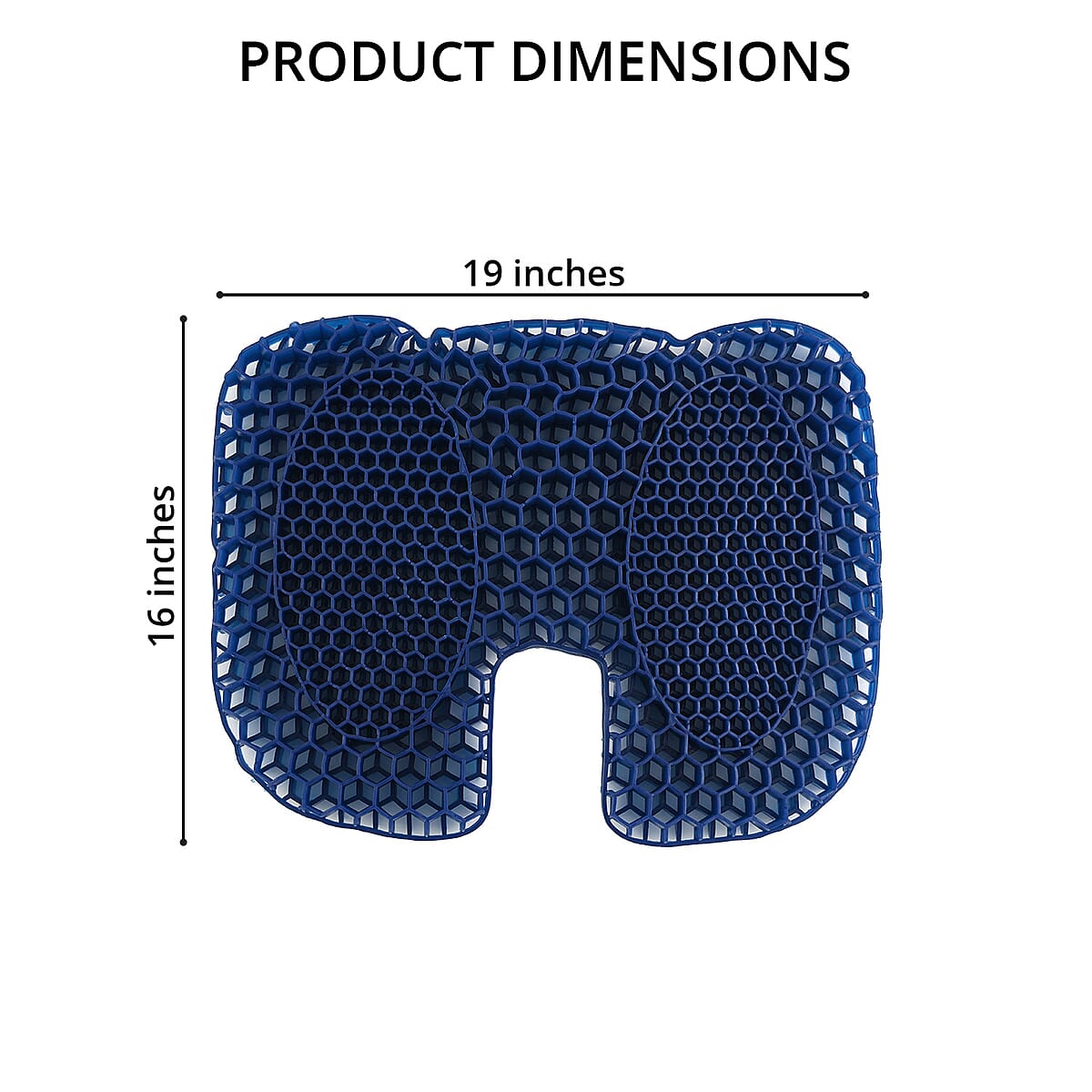 Honeycomb Pattern Soothe Seat Comfort Cushion image number 3