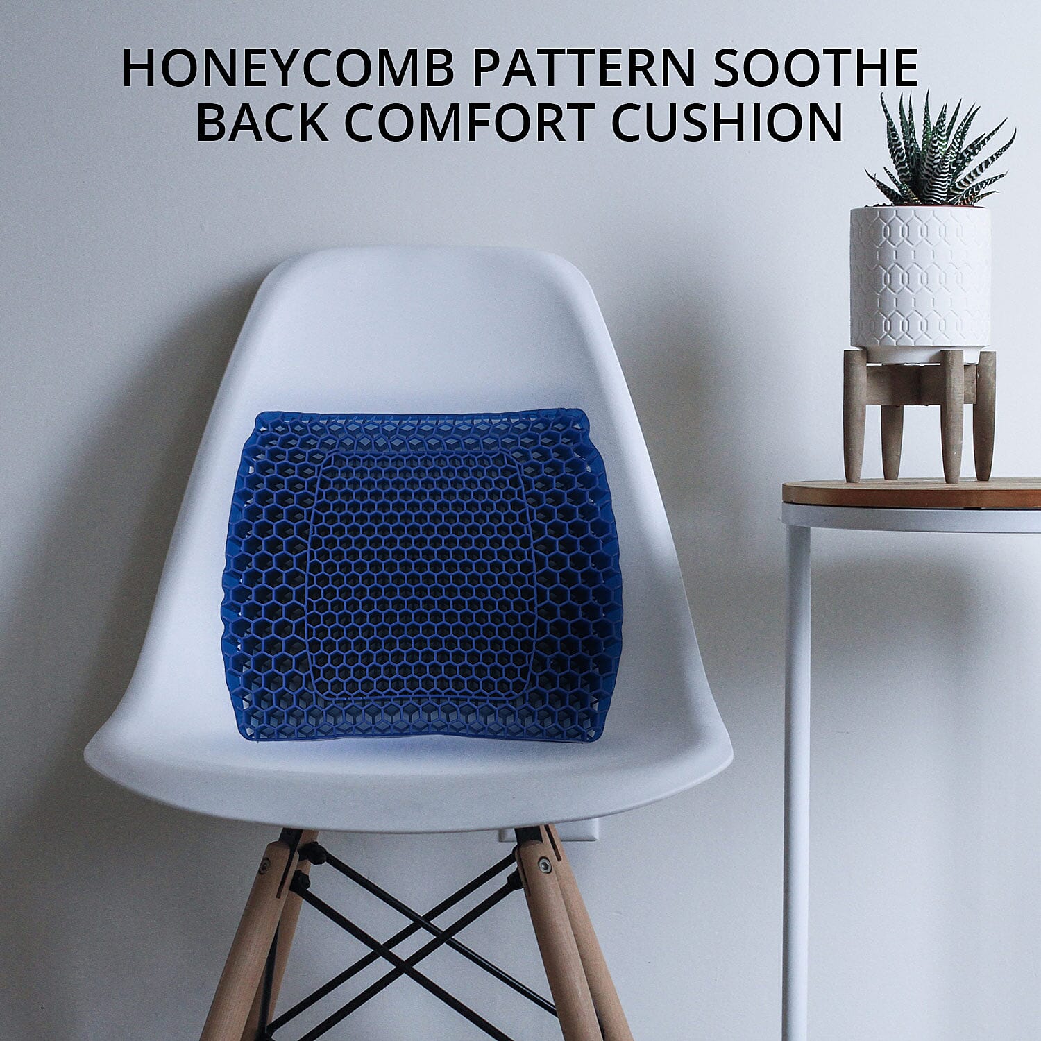 Closeout Honeycomb Pattern Soothe Back Comfort Cushion