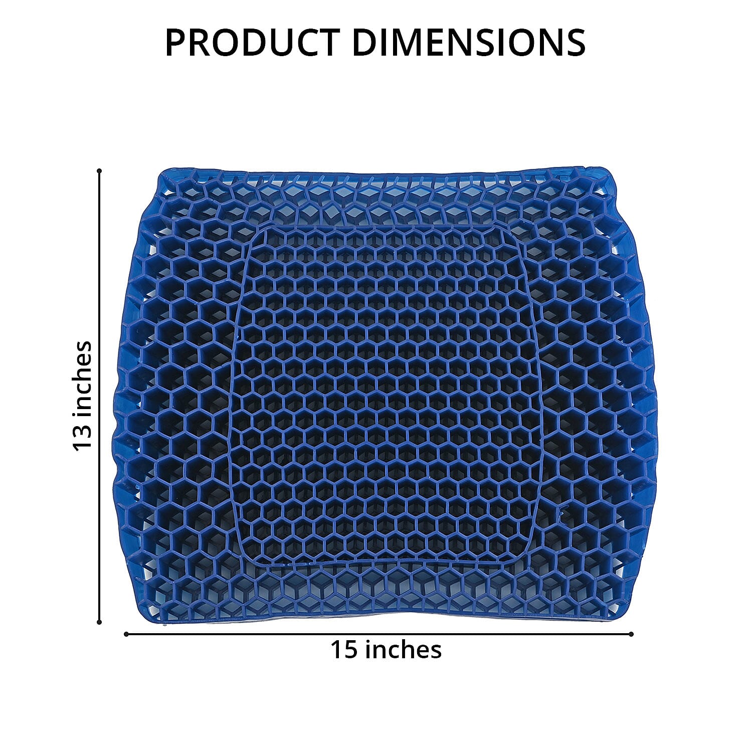 Closeout Honeycomb Pattern Soothe Back Comfort Cushion
