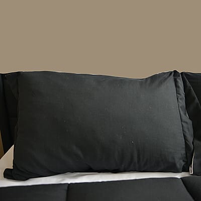 Victory Classic New York Closeout Lincoln Black, White Reversible 7pc Bed in a Bag Comforter Set Includes Sheet Set - Full