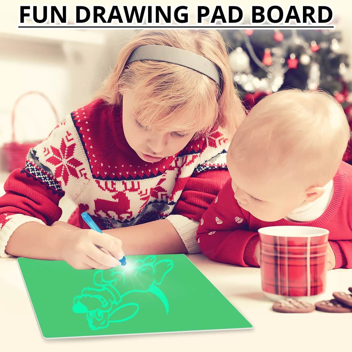 A4 Fun Drawing Pad Board (Included: 1 Pen, 1 Board and 2 Copy Pad) image number 1