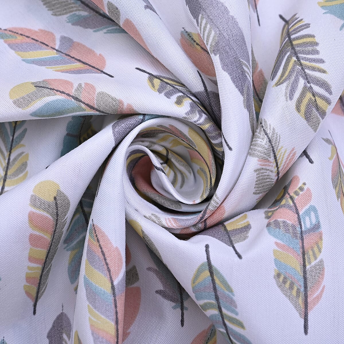 HOMESMART Colorful Feather Print Pattern 6 Pcs Microfiber Sheet Set (with 14 Deep Pocket) - Full , Bed Sheets , Fitted Sheet , Bed Sheet Set , Microfiber Sheets image number 3