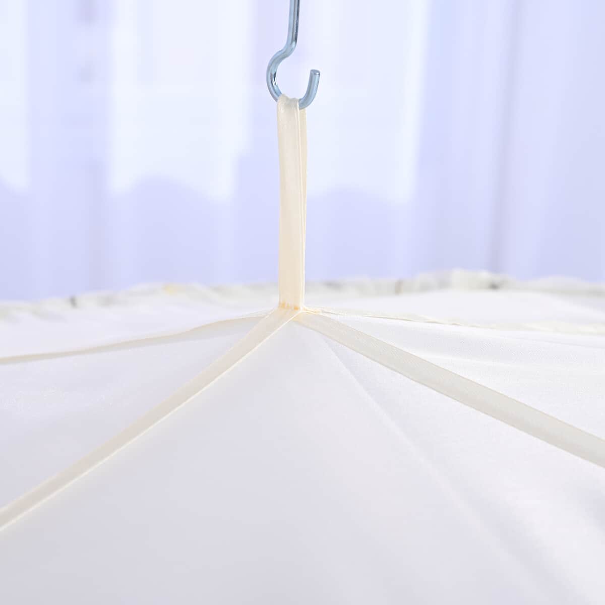 Portable Bed Canopy- Cream image number 3