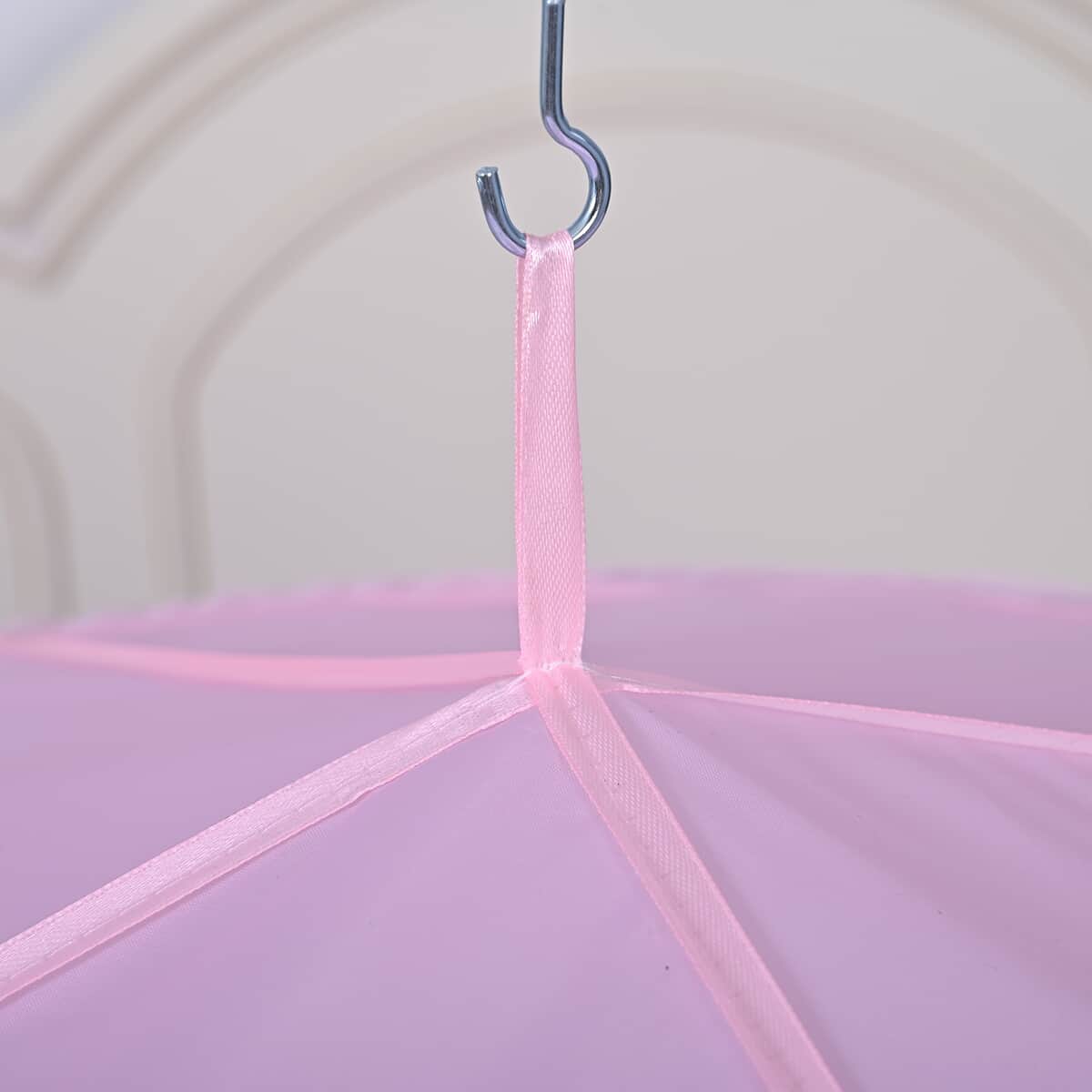 Portable Bed Canopy- Pink image number 3