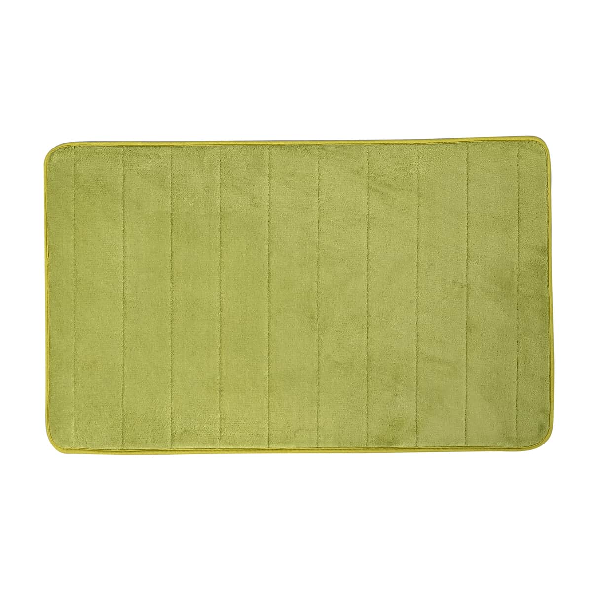Green Color Microfiber Anti-Slip Bathmat , Luxury Bath Mats , Non Slip Bath Mats , Quick Dry Bath Mats image number 0