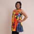JOVIE Multi Color Face Pattern Sleeveless A-Line Tunic (L/XL) image number 2