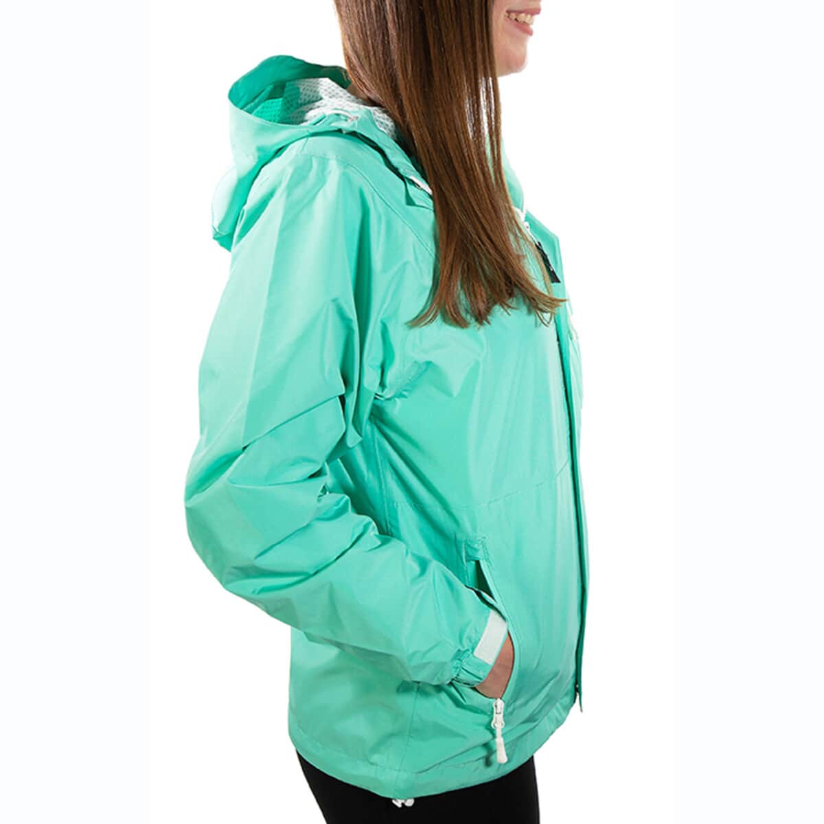 Frogg Toggs Seafoam Women's Java Toadz 2.5 Zip Up Outdoor Jacket (XL) image number 3