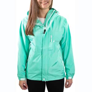 Frogg Toggs Seafoam Women's Java Toadz 2.5 Zip Up Outdoor Jacket (L)