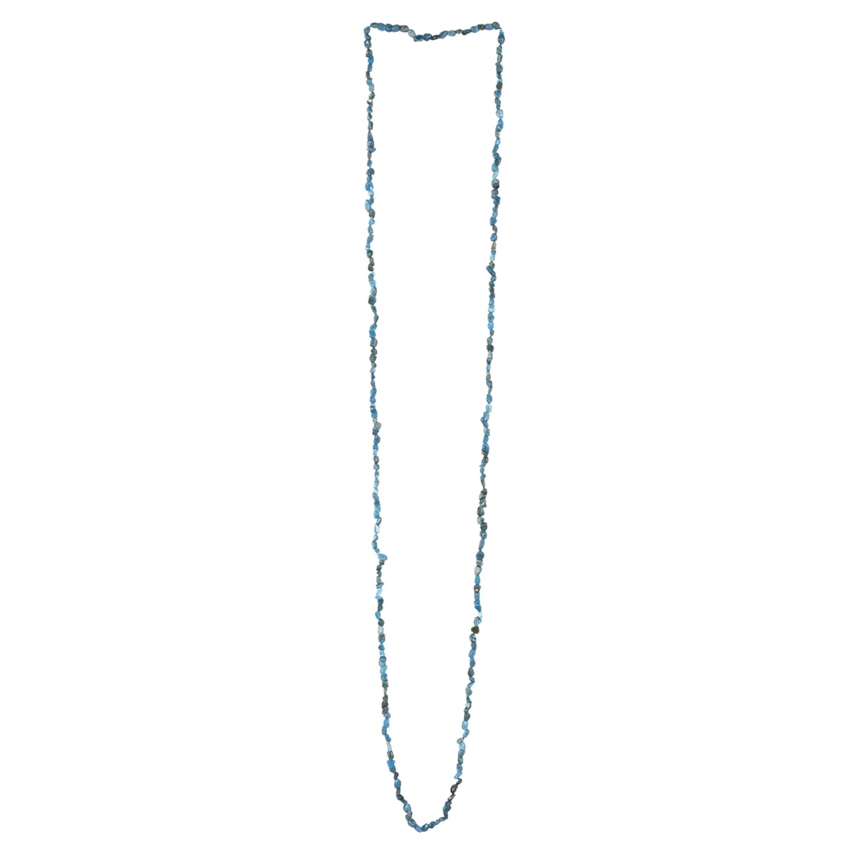 Madagascar Neon Apatite Nugget Endless Necklace 60 Inches 721.00 ctw image number 2