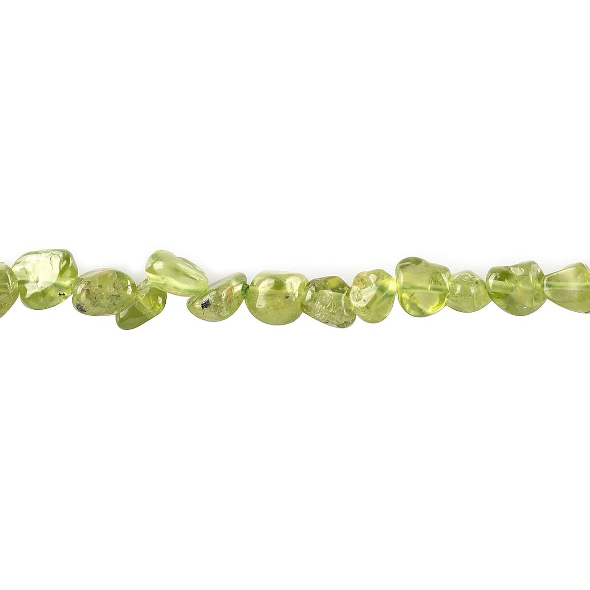 Peridot Nugget Endless Necklace 60 Inches 721.00 ctw image number 1