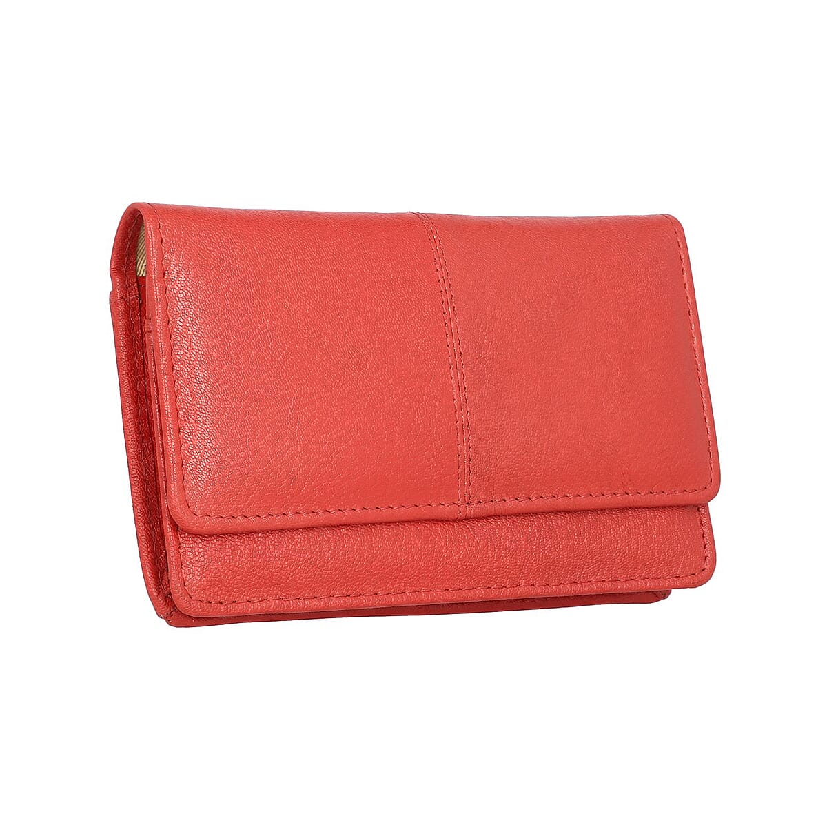Hong Kong Closeout Cherry Genuine Leather RFID Mobile Case Crossbody Bag with Detachable Shoulder Strap image number 3