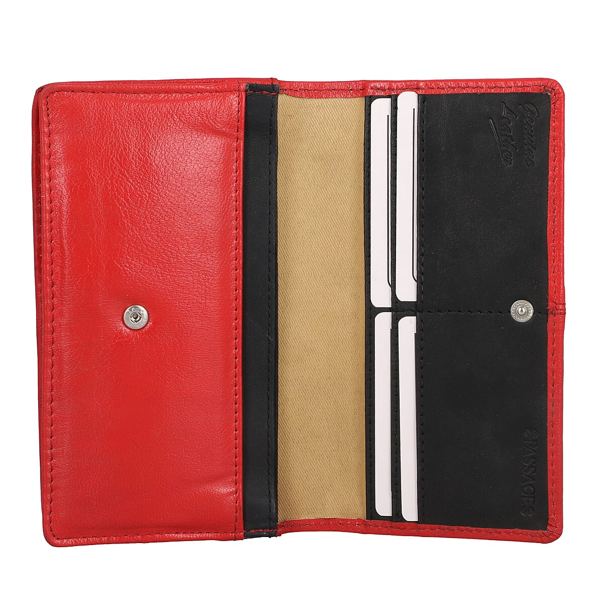 Hong Kong Closeout Cherry Genuine Leather RFID Mobile Case Crossbody Bag with Detachable Shoulder Strap image number 5