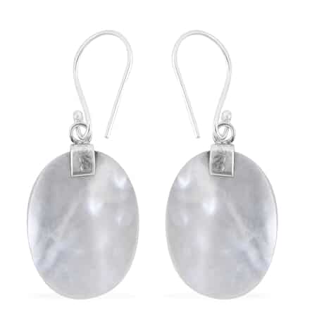 Mother Of Pearl Dangle Earrings in Sterling Silver image number 3