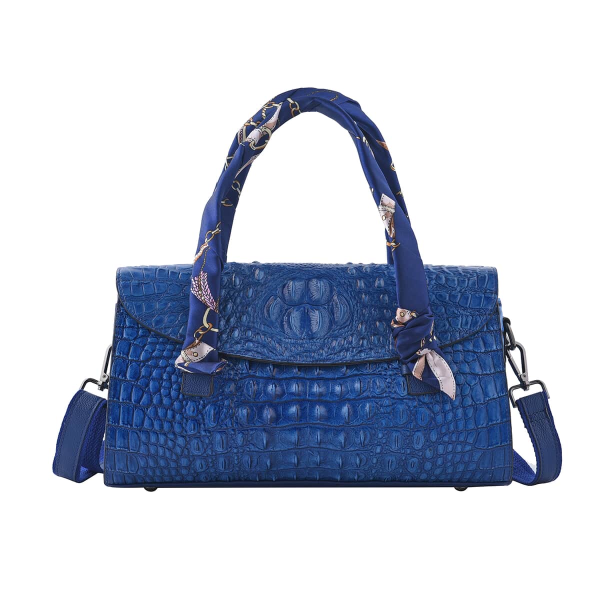 Product Features Special Features	Handcrafted Pattern	Crocodile Closure Type	Flap, Zipper Strap Type	Adjustable, Detachable Texture	Embossed Shape	Rectangular  Strap Size / Dimension (s) Han image number 0