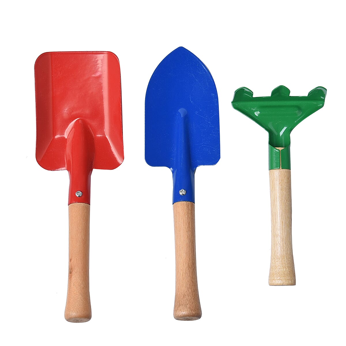 Set of 4 Garden Tools - Blue Tote Bag, Trowel, Shovel and Rake image number 5