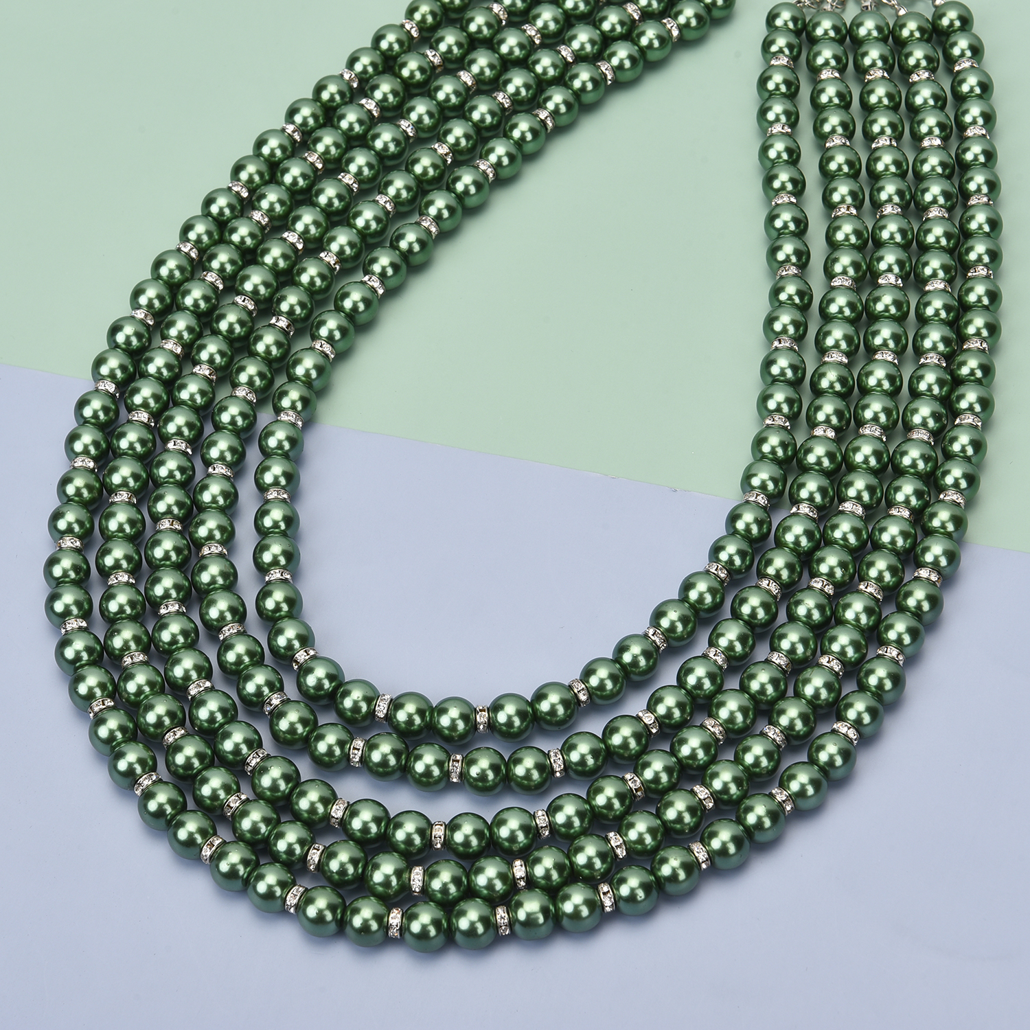 Simulated Green Pearl - Product card gallery slide 2 (9431172153599)