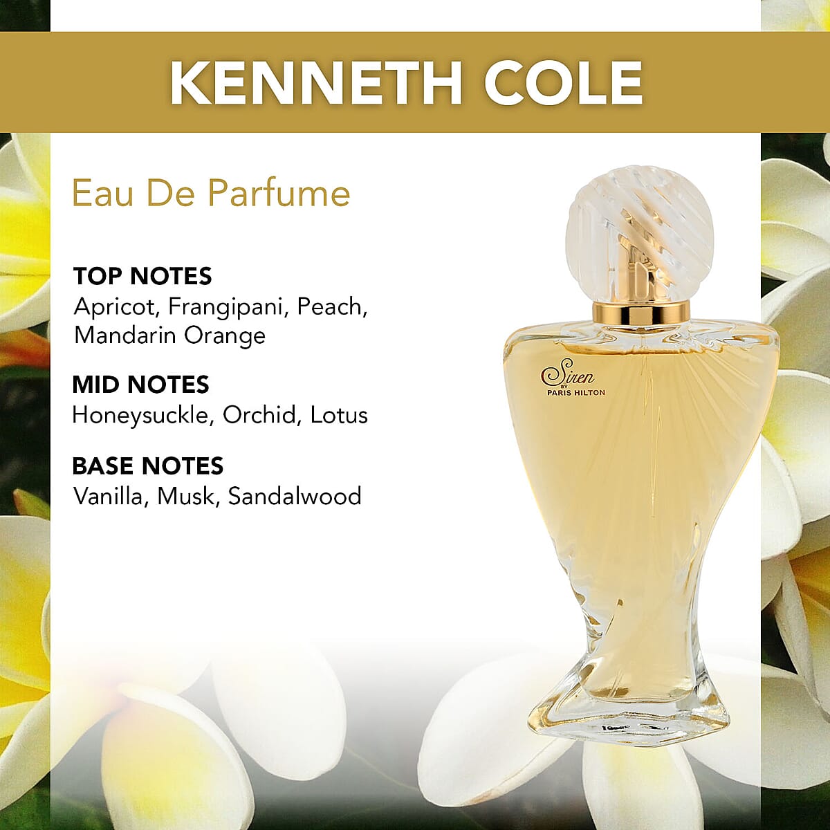 PARIS HILTON SIREN Eau De Parfum Spray 3.4 oz, Fruity and Floral, Vanilla Musky Scent image number 4