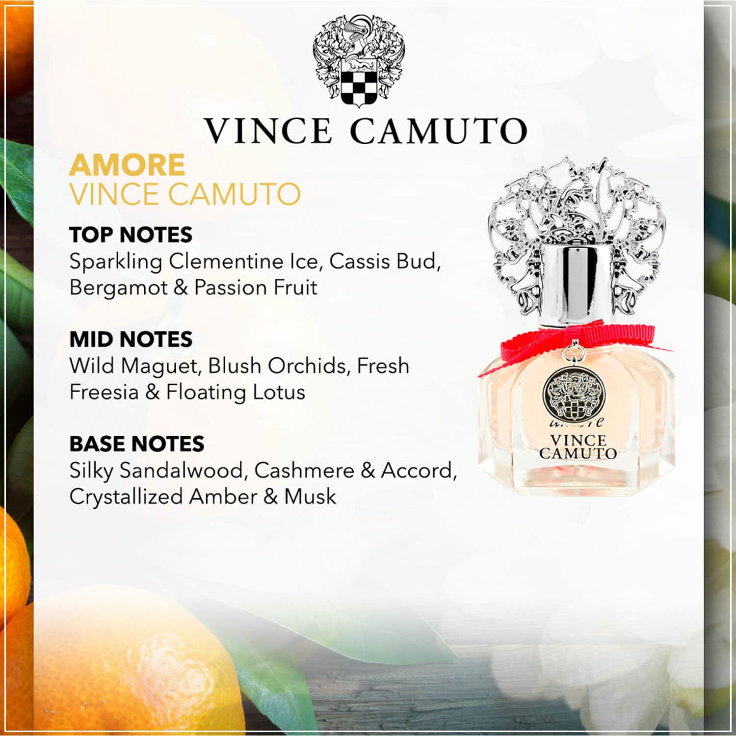 Buy Vince Camuto Amore Eau De Parfum For Women Fruity and Floral