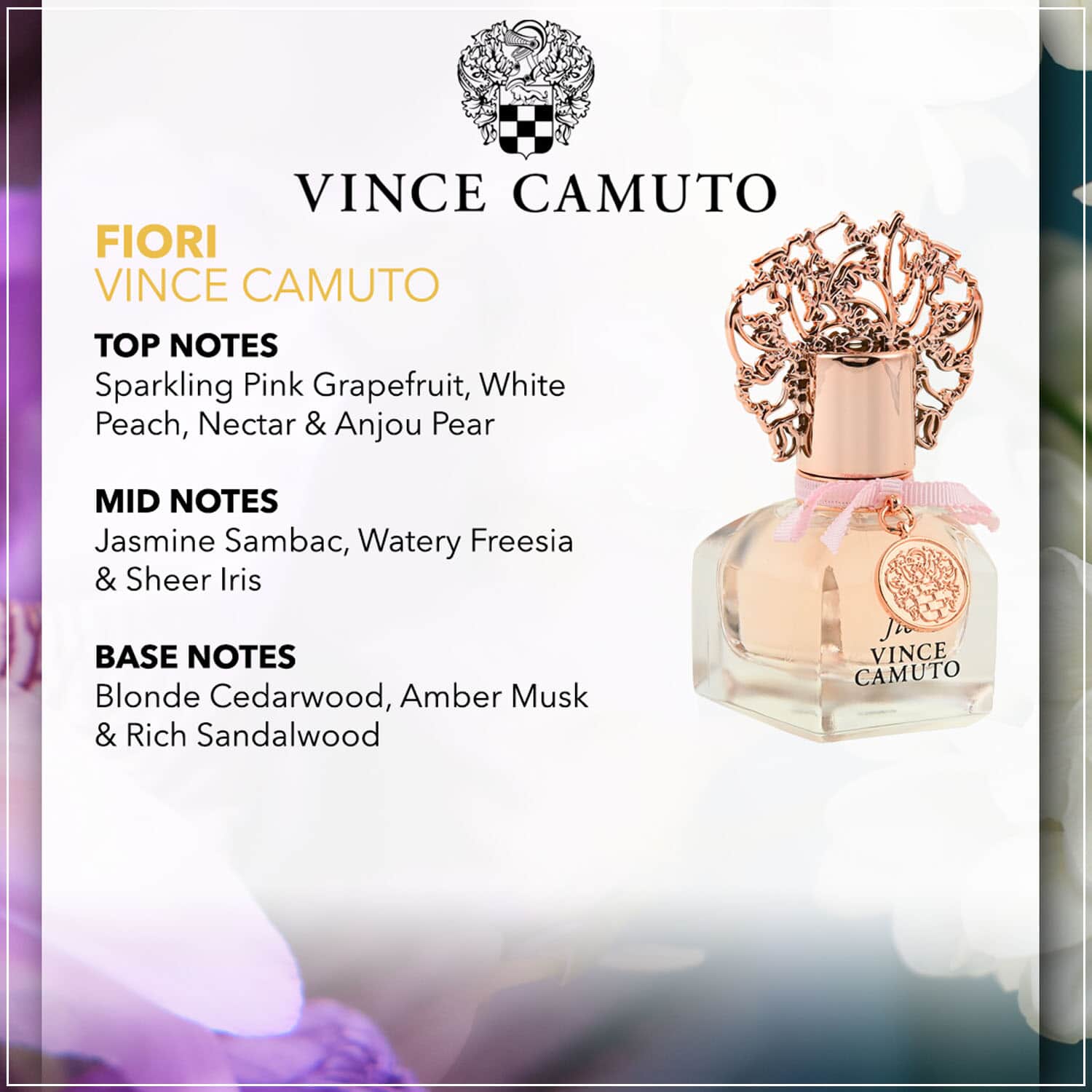 Buy Vince Camuto Fiori Eau De Parfum For Women Fresh Floral Woody