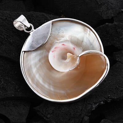 Mother Of Pearl Pendant in Sterling Silver