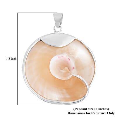 Mother Of Pearl Pendant in Sterling Silver