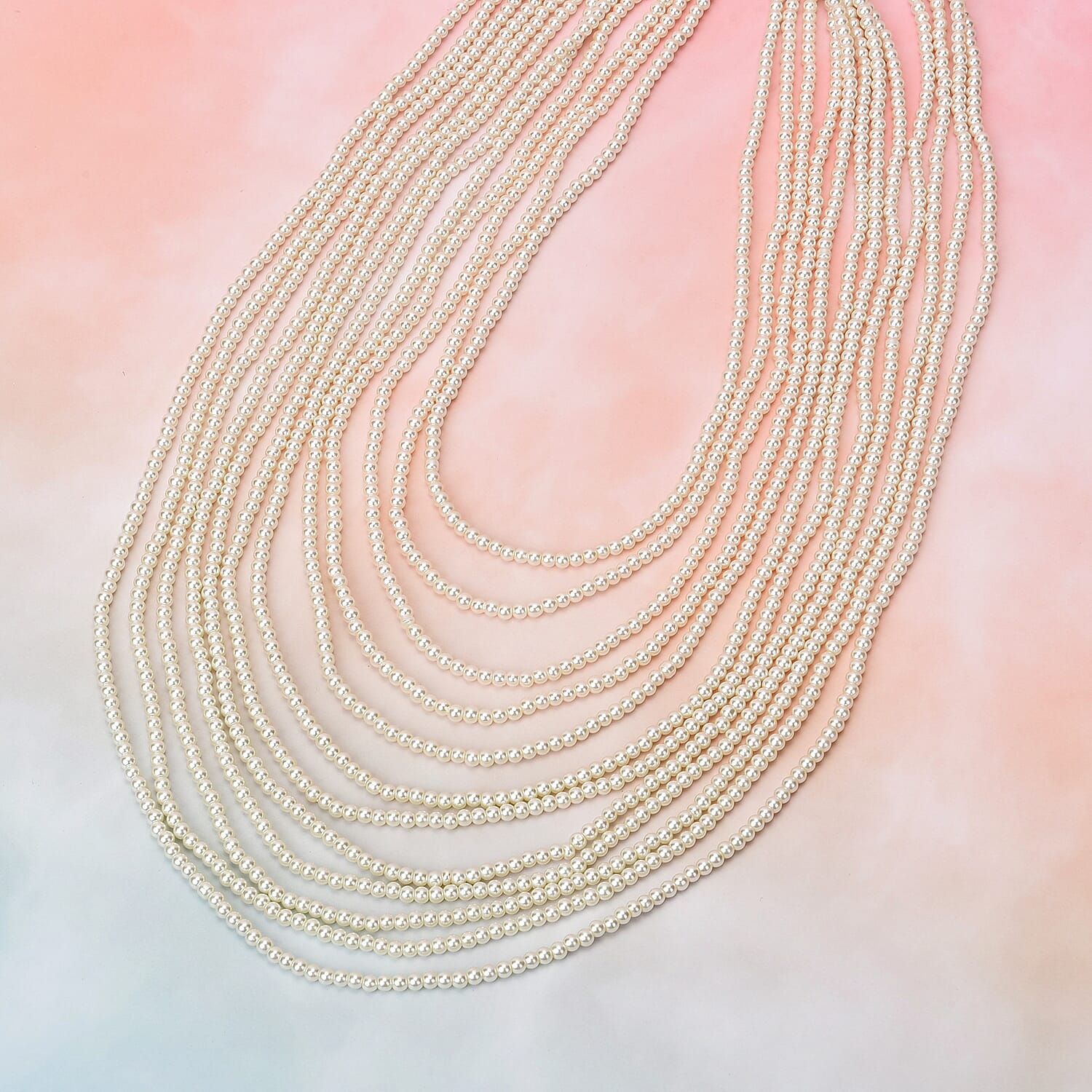 Simulated White Pearl - Product card gallery slide 2 (9431225663743)
