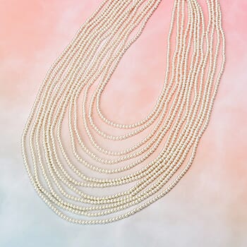 Simulated White Pearl - Product card gallery slide 2 (10176784564537)