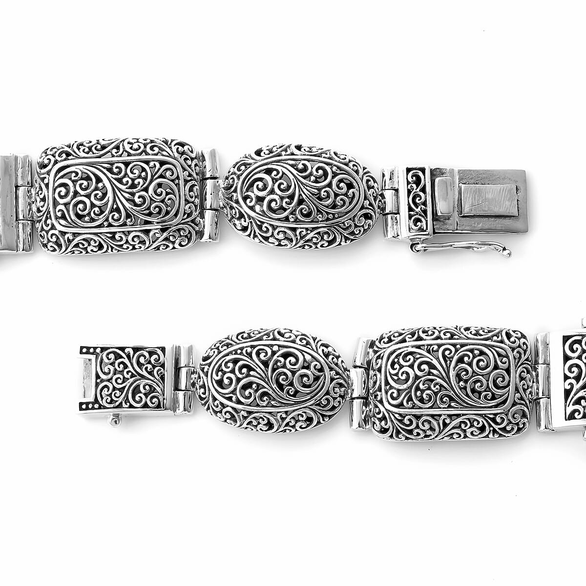 Bali Legacy EON 1962 Swiss Movement Water Resistant Watch(7 in) in Sterling Silver. 53.1g image number 4