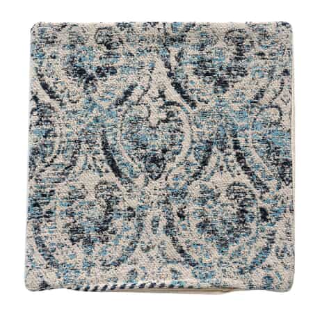 Set of 2 Gray Jacquard Woven Cushion Cover (18x18) image number 2