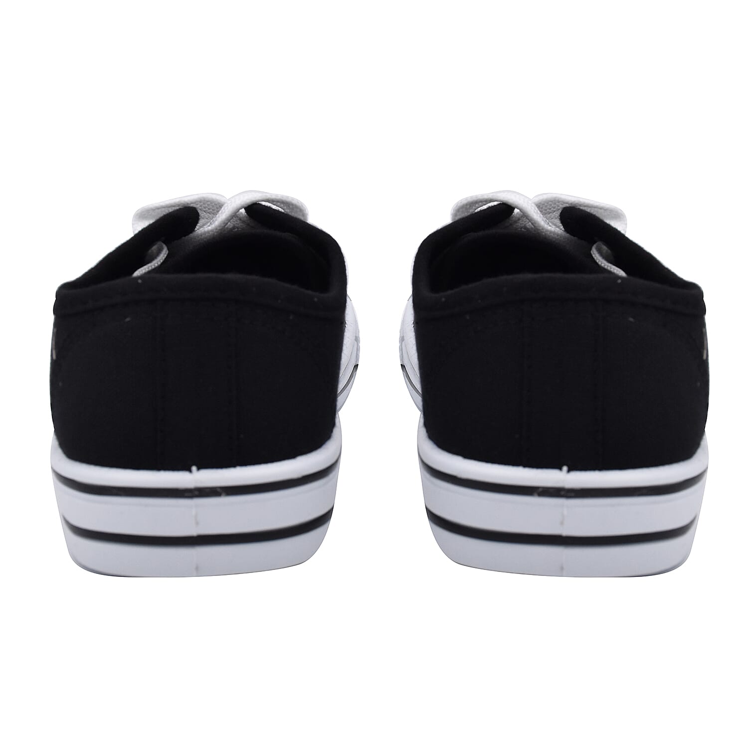 Black Star Canvas Lace Up Shoes - Size 5 (US)