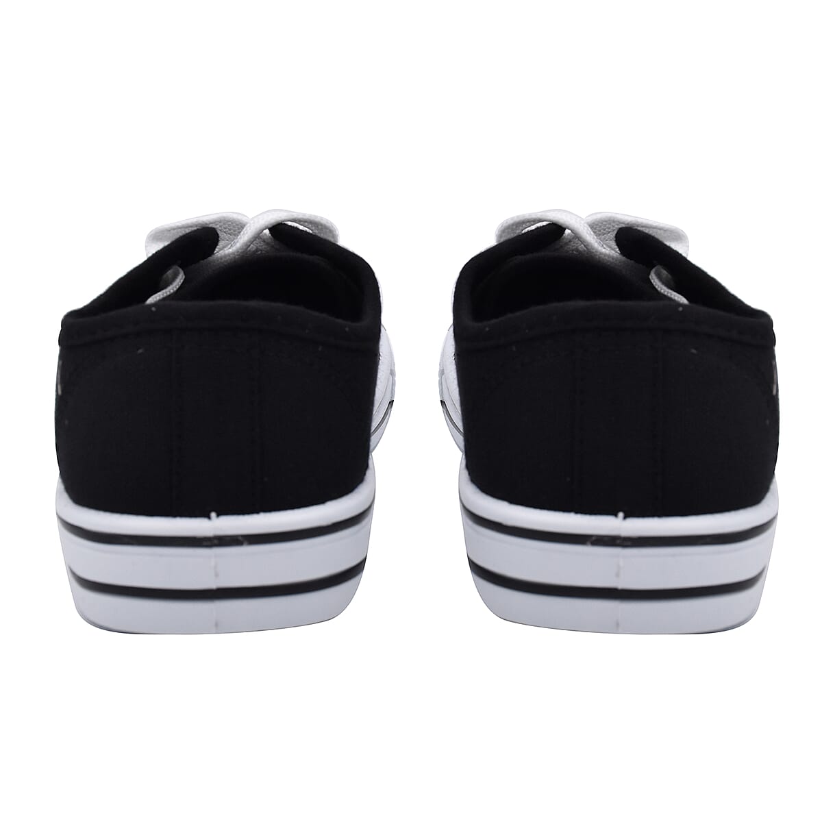 Black Star Canvas Lace Up Shoes - Size 8 (US) image number 3