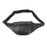Black 100% Genuine Leather RFID Fanny Bag (15"x6.25) image number 0