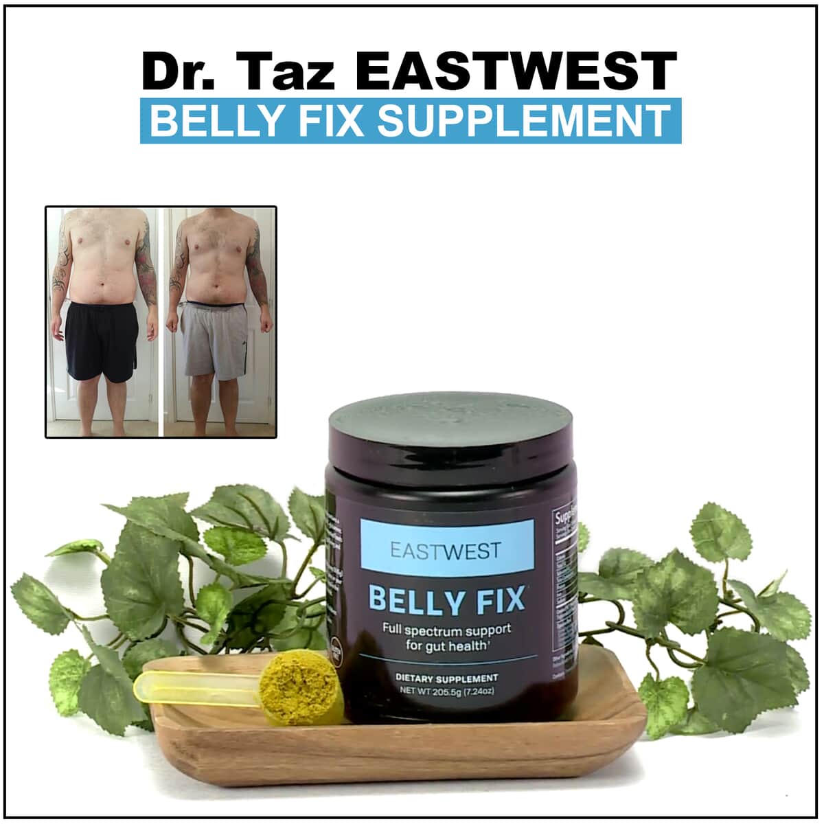 Dr. Taz Eastwest Belly Fix Dietary Supplement 30 Day Supply image number 1