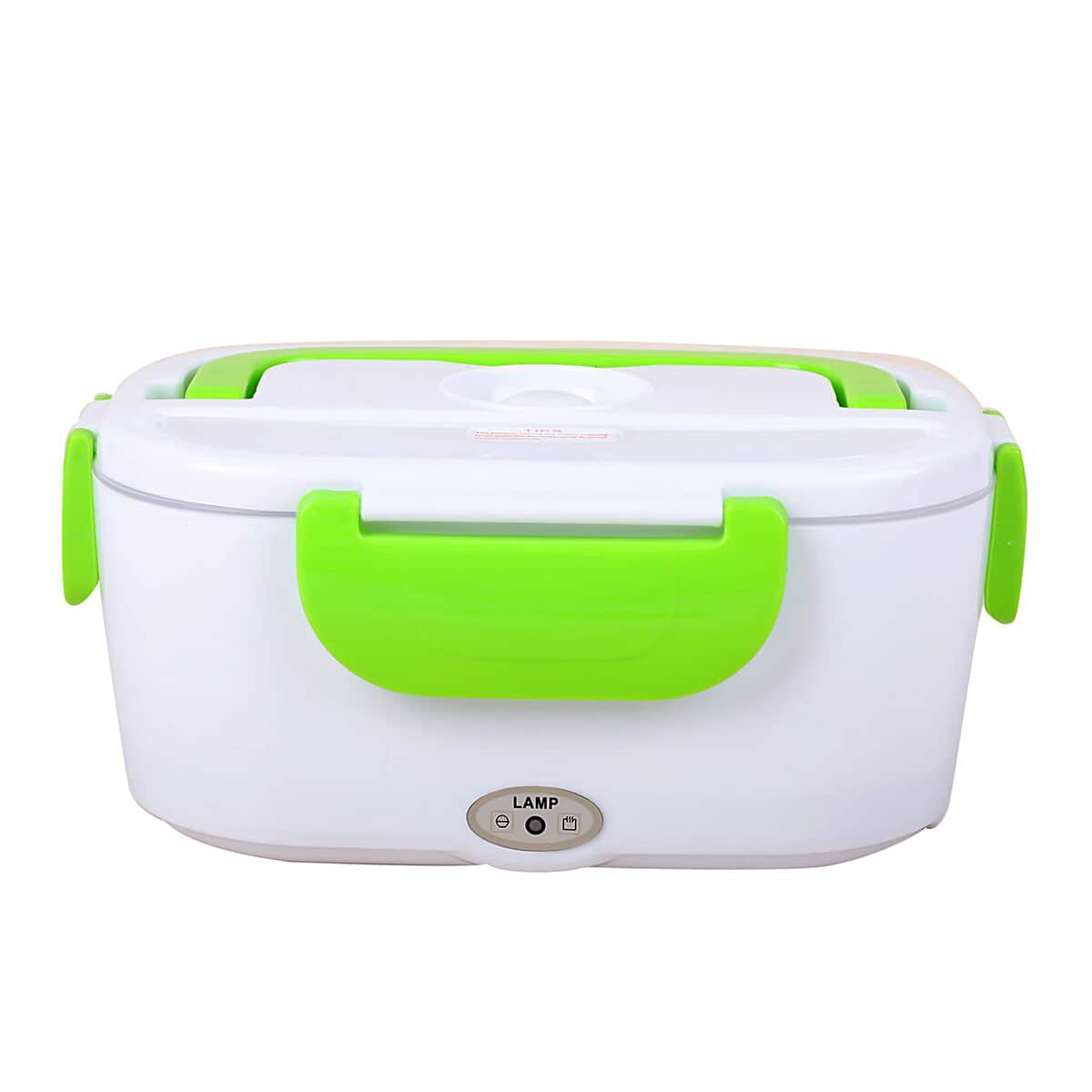 Shop LC Thermoplastic Polymer White Blue Portable Electric Heating Lunch Box