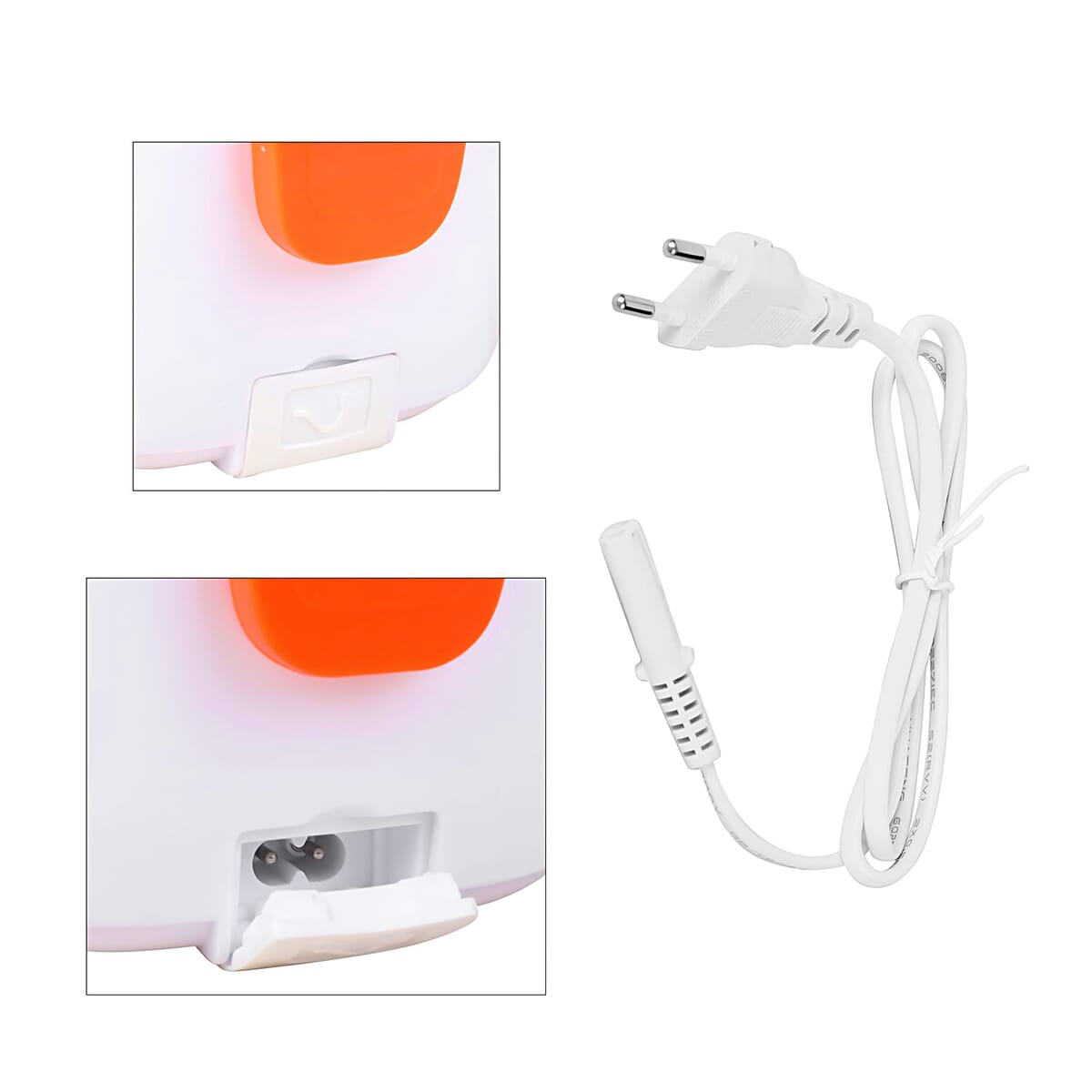 Buy White & Orange Portable Electric Heating Lunch Box - 40W, Best