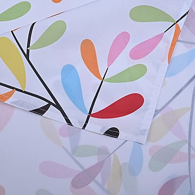 Homesmart Multi Color Leaves Pattern Tablecloth