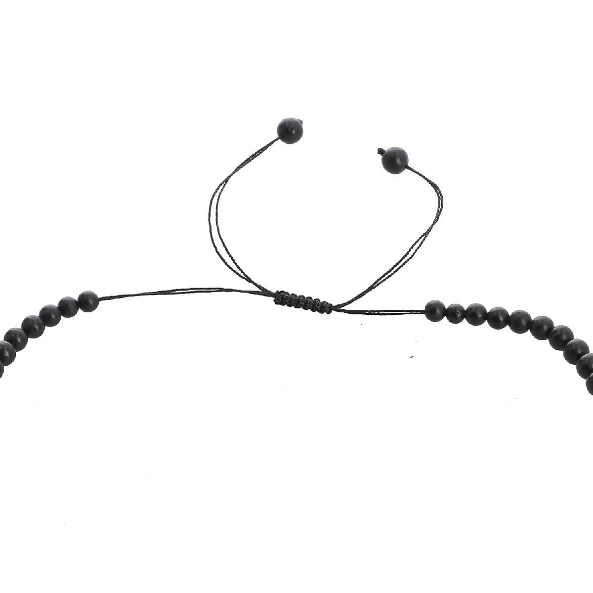 Shungite Beaded Necklace (18 Inches) Approx 120ctw image number 3