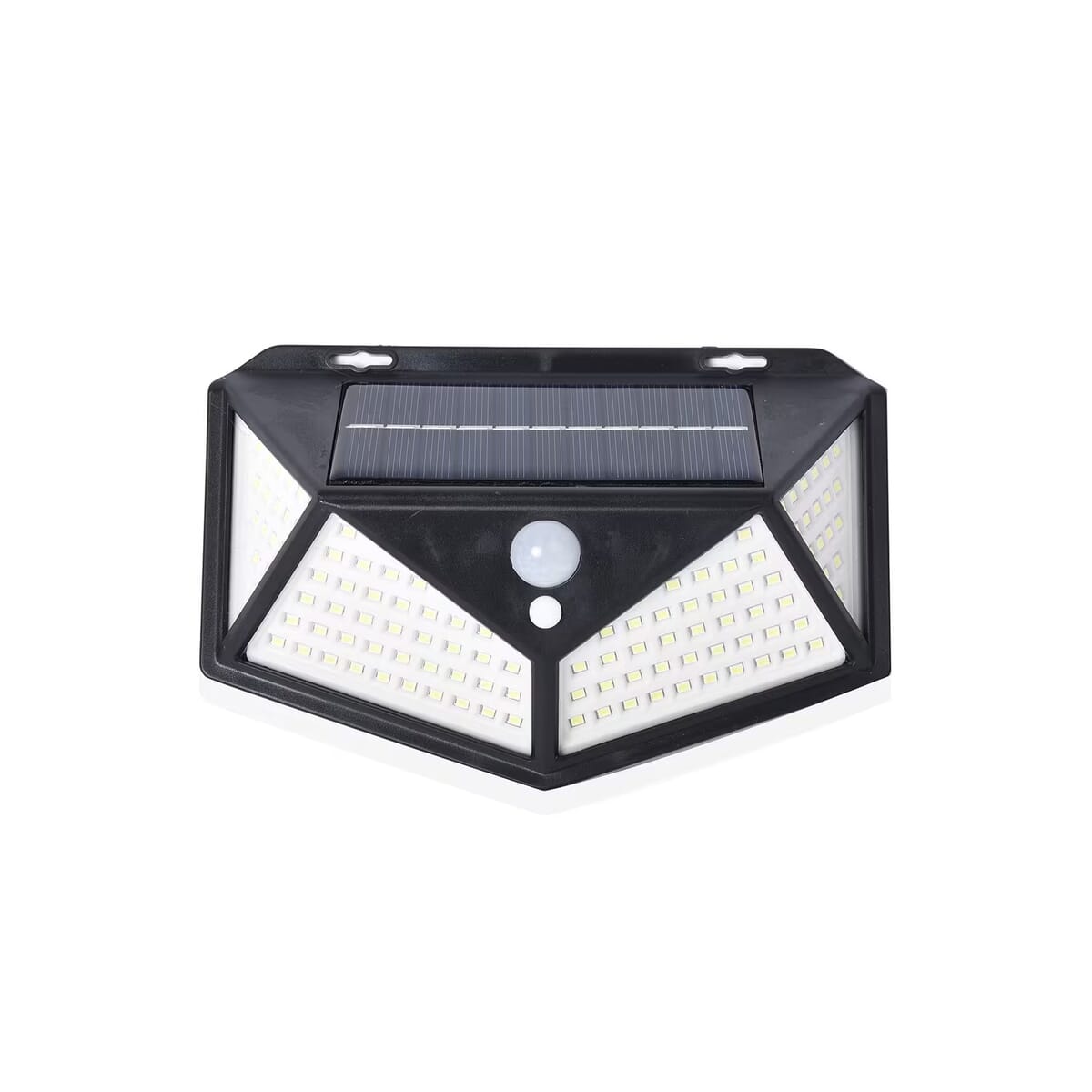 Waterproof Solar Rechargeable Motion Sensor Light with 114 LED Light, 3 Adjustment Modes and 270° Wide Angle image number 0