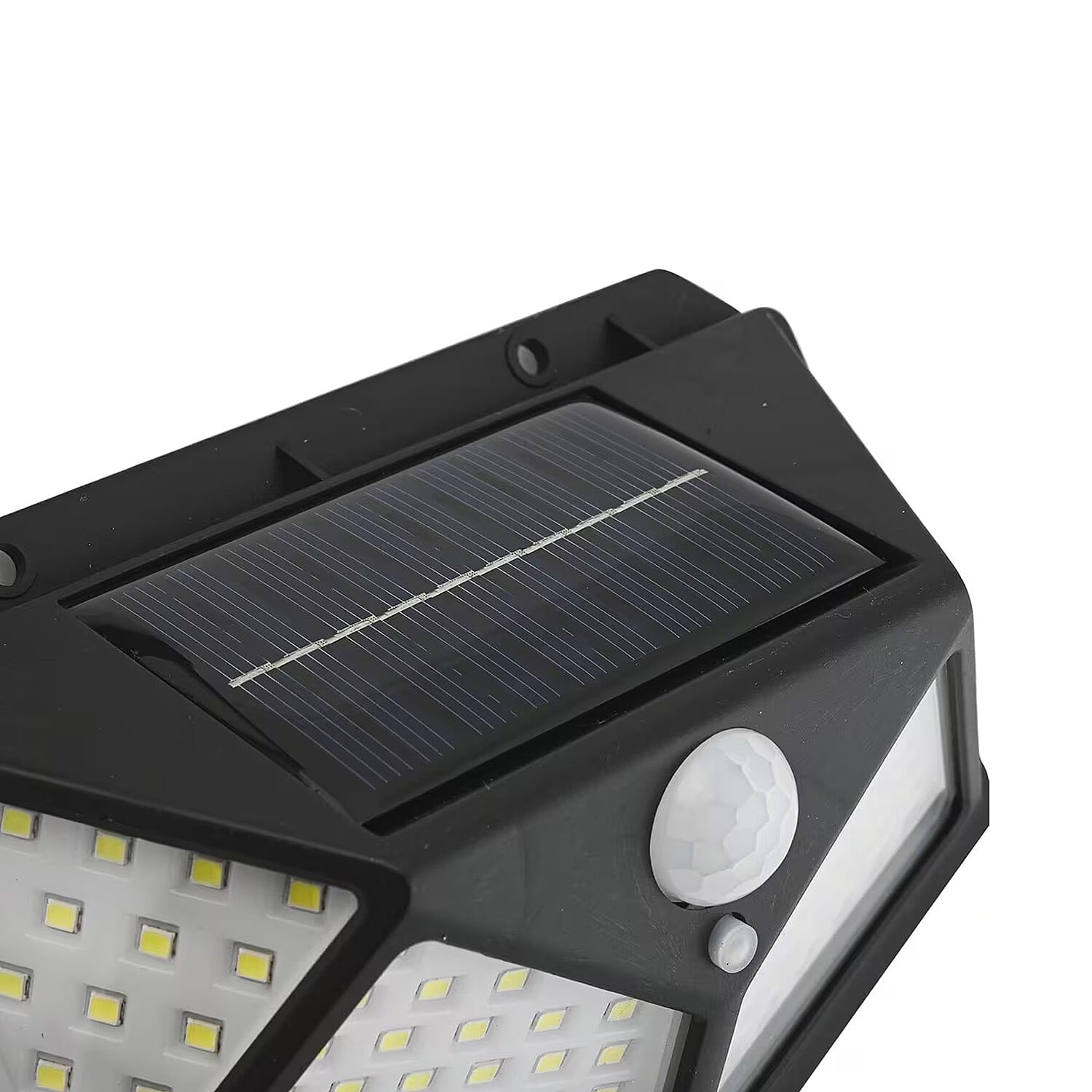 Waterproof Solar Rechargeable Motion Sensor Light with 114 LED Light, 3 Adjustment Modes and 270° Wide Angle