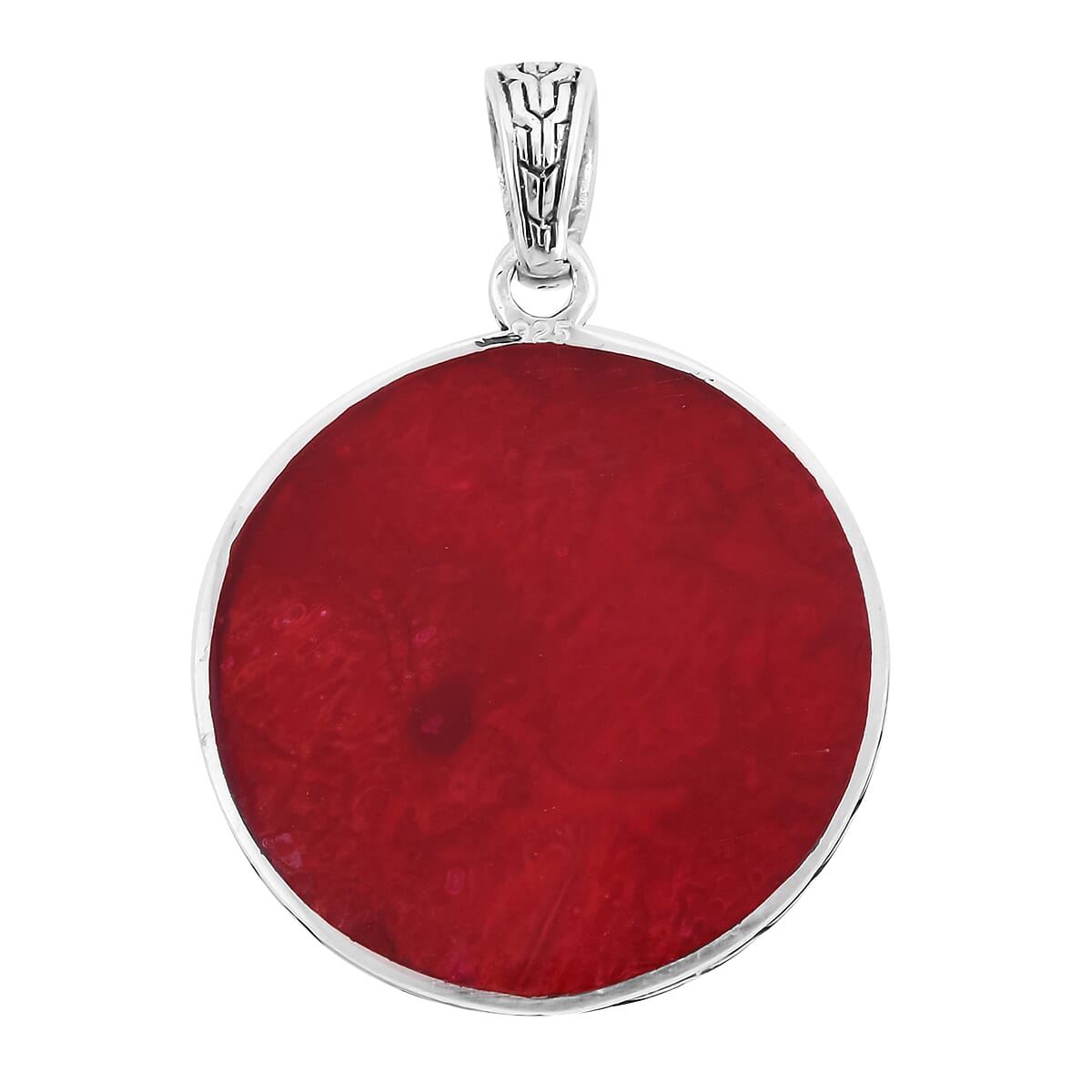 Bali Legacy Sponge Coral Octopus Pendant in Sterling Silver image number 3