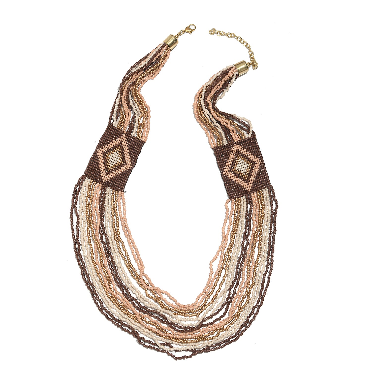 Beige & Brown Seed Bead - Product card gallery slide 1 (9431184244991)