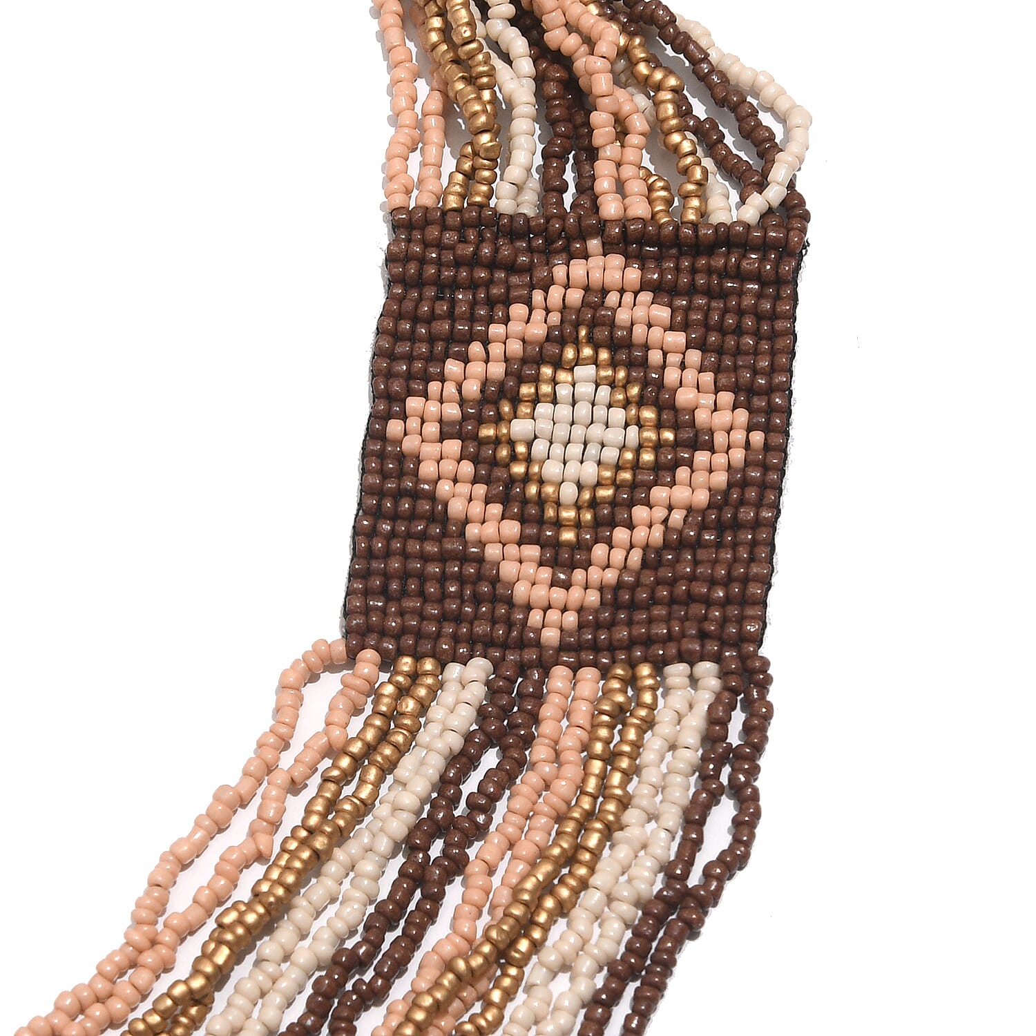 Beige & Brown Seed Bead - Product card gallery slide 3 (9431184244991)