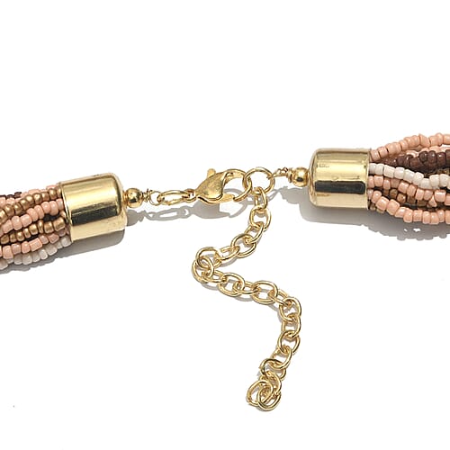 Beige & Brown Seed Bead - Product card gallery slide 4 (9431184244991)