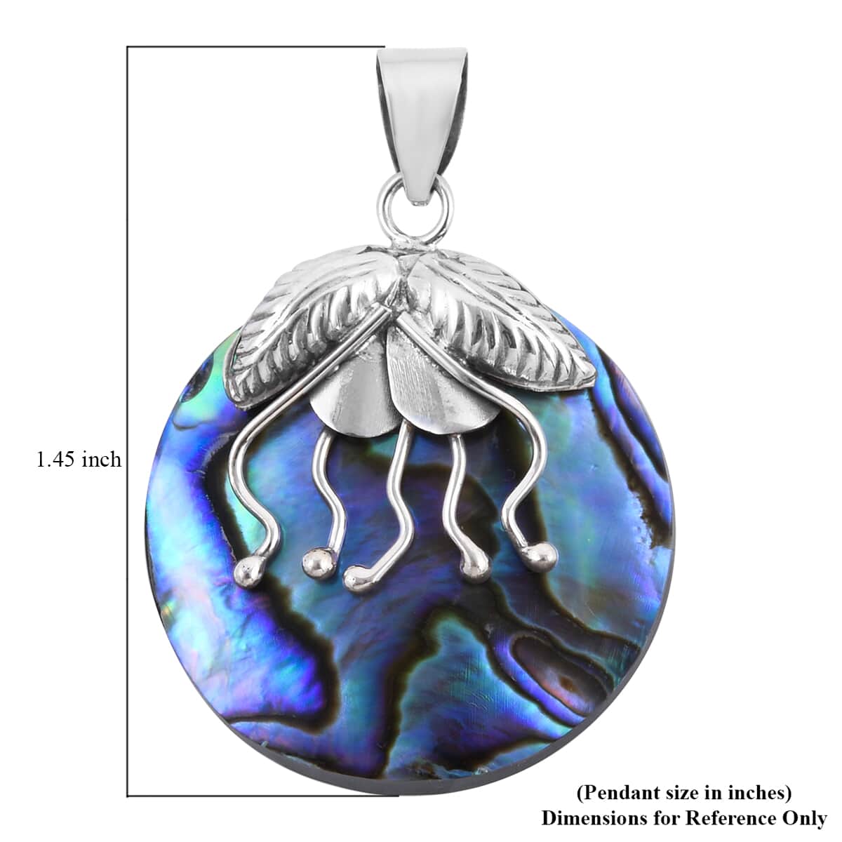 Abalone Shell Pendant in Sterling Silver image number 4