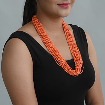 Orange Seed Bead - Product card gallery slide 2 (9431182770431)