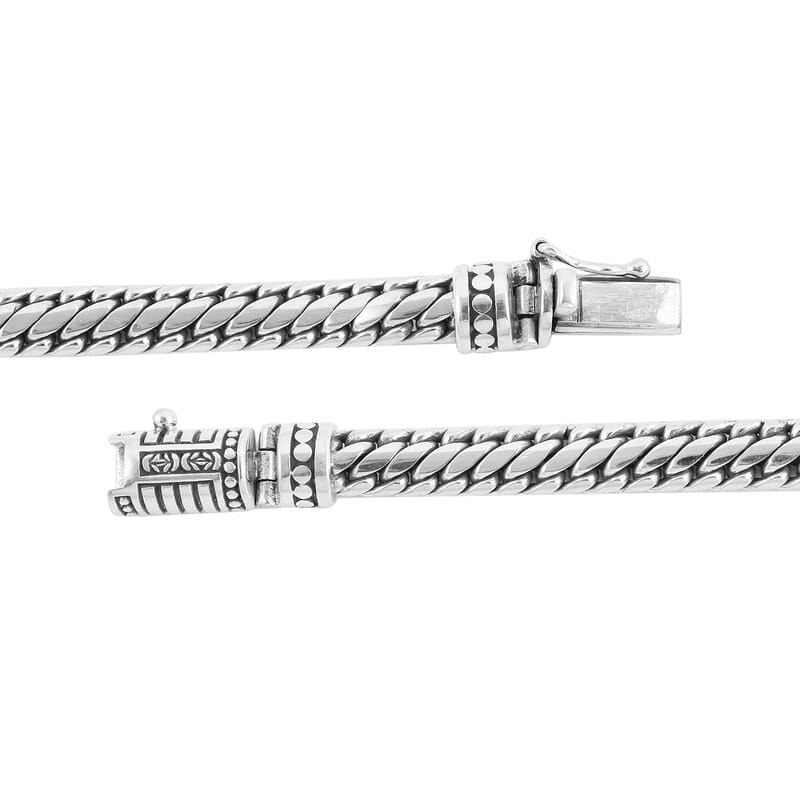 Bali Legacy Sterling Silver Chain Bracelet (7.50 In) 32.25 Grams