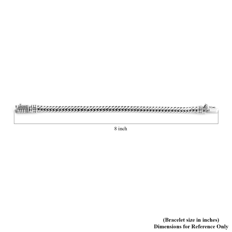 Bali Legacy Sterling Silver Chain Bracelet (7.50 In) 32.25 Grams