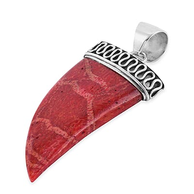 Sponge Coral Pendant in Sterling Silver