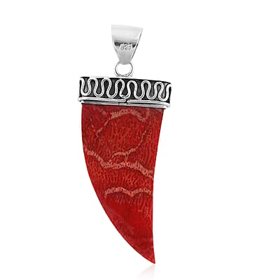 Sponge Coral Pendant in Sterling Silver